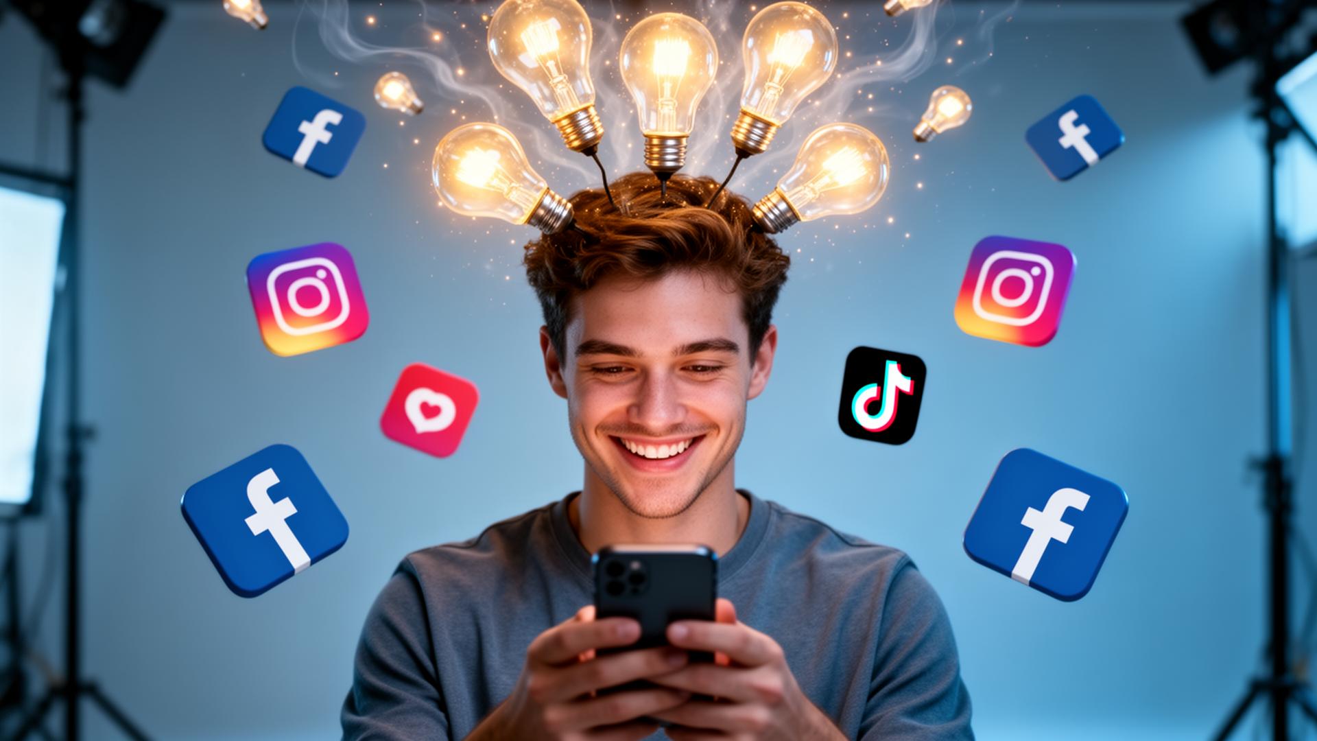 Estúdio de criação de conteúdo para redes sociais